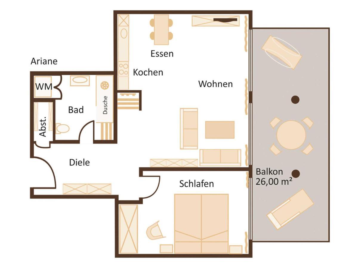Villa Friede_Marie_ App_ Ariane Sassnitz Exterior photo